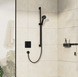 Смеситель скрытого монтажа Hansgrohe DuoTurn Q на 1 функцию, Matt Black (75614670) 75614670 фото 4