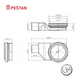 Душевой трап (линейный трап) Pestan Confluo Primo Line 750 мм 13702504 13702504 фото 5