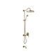 Sistem de duș TRES-CLASIC cu baterie de baie Bronze 24218006LV foto 1