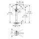 Смеситель для ванны GROHE ESSENCE New 23491A01 напольный антрацит 23491A01 фото 2
