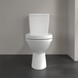 Vas WC compact Villeroy & Boch O.novo 56611001 cu spălare verticală, de podea, alb alpin 56611001 foto 3