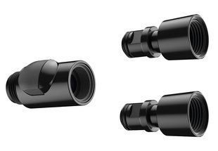 Adaptor duș de m&acirc;nă Hansgrohe cu schimbare rapidă, negru (28346000 negru) 28346000 Black foto