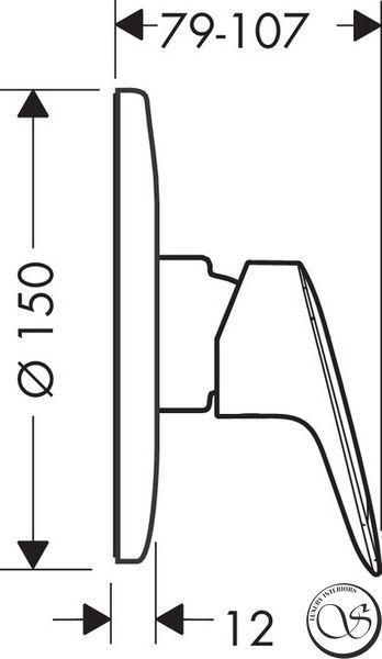 HANSGROHE LOGIS Набор гигиенический 1112019 фото