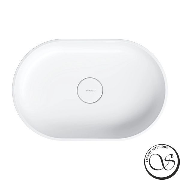Умывальник Omnires Ovo OVOUNBM 55x36 white matt OVOUNBM фото