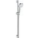 Set de duș Hansgrohe Croma Select E 1jet 90 cm EcoSmart, crom/alb (26595400) 26595400 foto 1