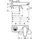 Встраиваемый Смеситель для умывальника-чаши Hansgrohe Talis E 71732000 71732000 фото 2