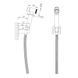IMPRESE GRAFIKY ZMK061901121 Set de duș igienic cromat ZMK061901121 foto 2