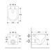 Подвесной унитаз IMPRESE LESNA c06803900 49*37*37 см, twist, сиденье duroplast c06803900 фото 2
