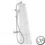 Sistem de dus HANSGROHE 26764400 MYSELECT Showerpipe 240 cu termostat 26764400 foto
