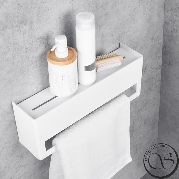 Suport pentru prosoape cu raft DASKE Keyka TR/K-1055W-A Adhesive TR/K-1055W-A foto