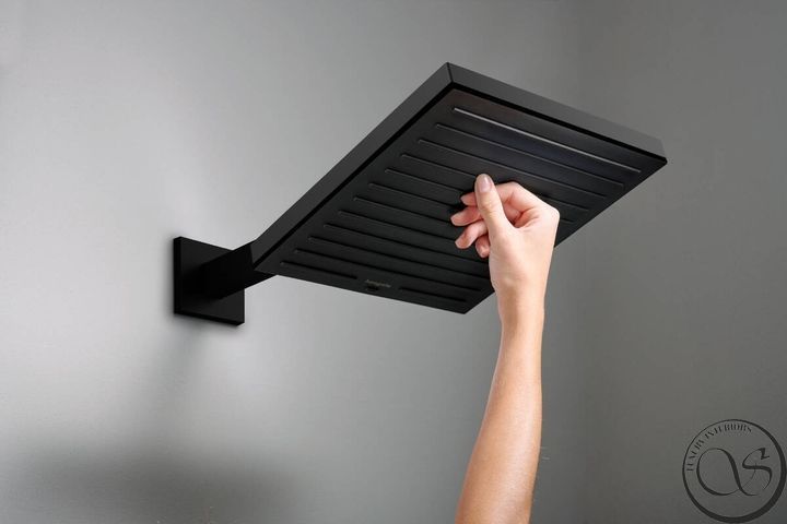 Duș fix Hansgrohe Pulsify E 260 1jet EcoSmart+, negru mat (24333670) 24333670 foto
