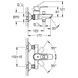 Baterie baie GROHE BAULOOP NEW 23603001 monocomandă 23603001 foto 2