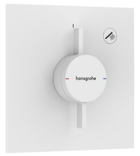 Смеситель для душа Hansgrohe скрытого монтажа DuoTurn E на 1 функцию, Matt White (75617700) 75617700 фото