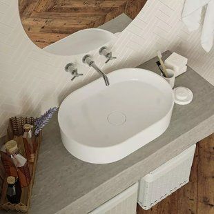 Lavoar MIRAGGIO KIRA ALB MAT 60x40 cm KIRA (WHITE matt) foto