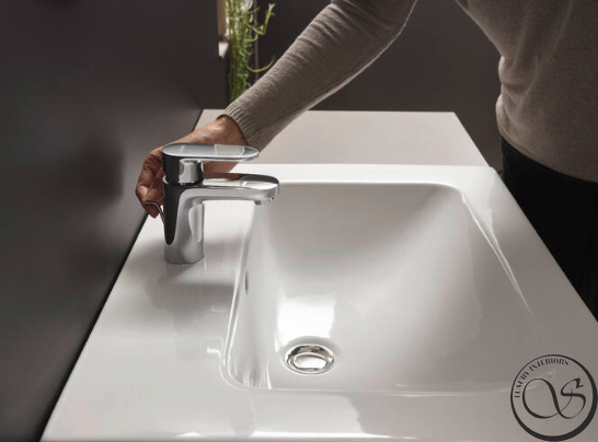 Смеситель 70 для умывальника Hansgrohe Vernis Blend 71550000 с сливным набором, хром 71558000 фото
