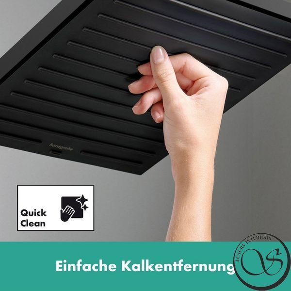 Duș fix Hansgrohe Pulsify E 260 1jet EcoSmart, negru mat (24331670) 24331670 foto