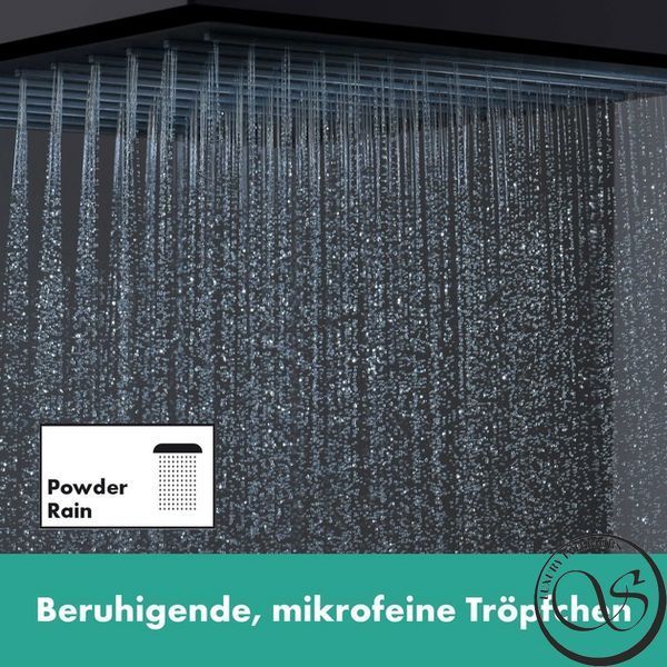 Duș fix Hansgrohe Pulsify E 260 1jet EcoSmart, negru mat (24331670) 24331670 foto