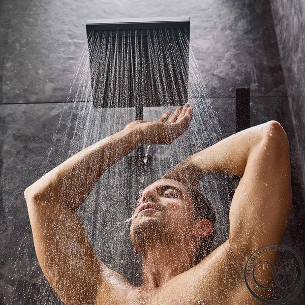 Duș fix Hansgrohe Pulsify E 260 1jet EcoSmart, negru mat (24331670) 24331670 foto