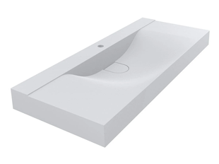 Умывальник MIRAGGIO FLY 1200 (MIRASOFT) 1200x480x140 мм белый матовый FLY 1200 (MIRASOFT) фото