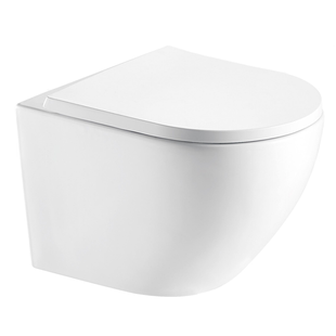 WC suspendat IMPRESE LESNA i11546 fara rame 49*37*36cm alb i11546 foto