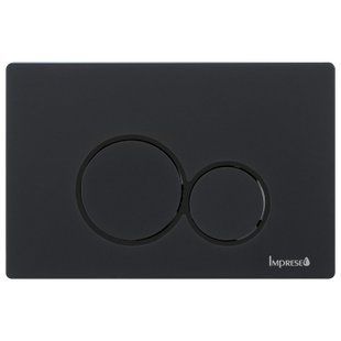 Buton de scurgere IMPRESE i-FRAME i7116PB plastic soft-touch negru i7116PB foto