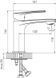 Baterie lavoar IMPRESE KAMPA 05285 cartus cromat 35 mm 05285 foto 2