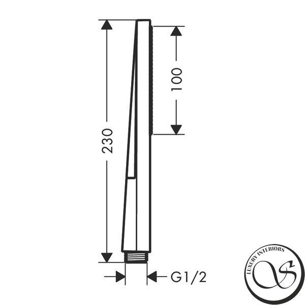 Duș de m&acirc;nă Hansgrohe Pulsify E 100 1jet EcoSmart, negru mat (24320670) 24320670 foto