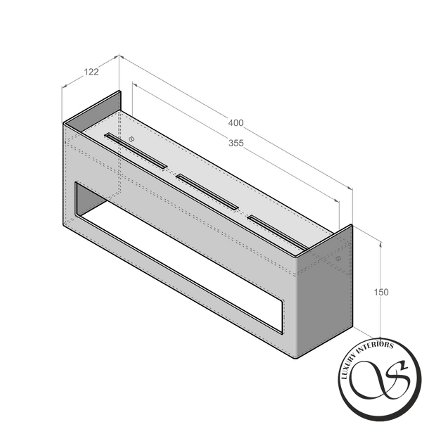 Suport pentru prosoape cu raft DASKE Keyka TR/K-1062G-A Adhesive TR/K-1062G-A foto