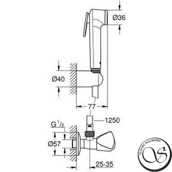 Set dus Grohe TEMPESTA-F Trigger Spray 30 (27514001) 27514001 foto