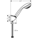Душевой набор Hansgrohe Crometta 85 1jet/Porter C/1.25 м, хром (27576000) 27576000 фото 2