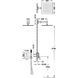 Sistem de duș PROJECT-TRES cu baterie ascunsă cu Rapid-box White 21128004BM foto 2