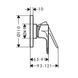 Baterie dus Hansgrohe Rebris E 72658670 72658670 foto 2