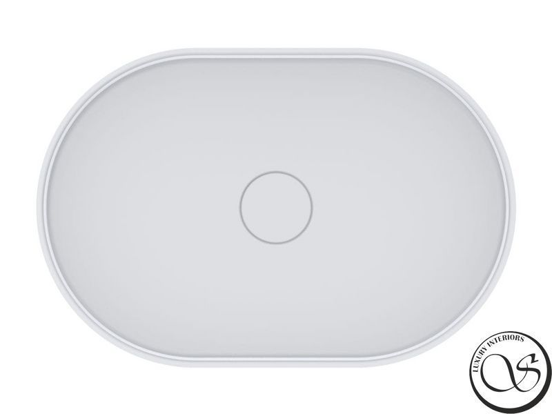 Умывальник Miraggio Kira Mirasoft WHITE 60x40 см KIRA (MIRASOFT) фото