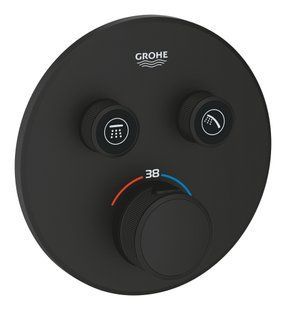 Смеситель для душа GROHE Grohtherm Smartcontrol 29507KF0 встраиваемый термостатический 2 режима Phantom Black 29507KF0 фото
