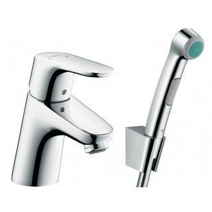 Смеситель для раковины Hansgrohe Focus E с гигиеническим душем, хром (31926000) 31926000 фото