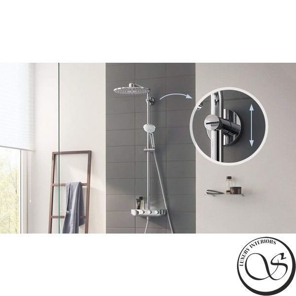 Sistem de dus cu termostat pentru montare pe perete GROHE 26507000 foto
