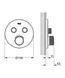 Baterie dus GROHE Grohtherm Smartcontrol 29507KF0 incorporat termostatic 2 moduri Phantom Black 29507KF0 foto 2