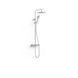 Sistem de dus Tres LOFT cu baterie si termostat Cromat 19038705 foto 1