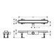 Трап для душа Hansgrohe RainDrain Compact Flat 60см под плитку (56163000) 56163000 фото 8