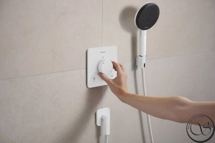 Termostat &icirc;ncastrat Hansgrohe Ecostat Comfort Q cu 2 funcții 33713700 alb mat 33713700 foto