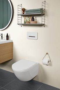 WC suspendat Villeroy & Boch Subway 3.0 4670T0RW Stone White CeramicPlus 370x560x360 mm 4670T0rw foto