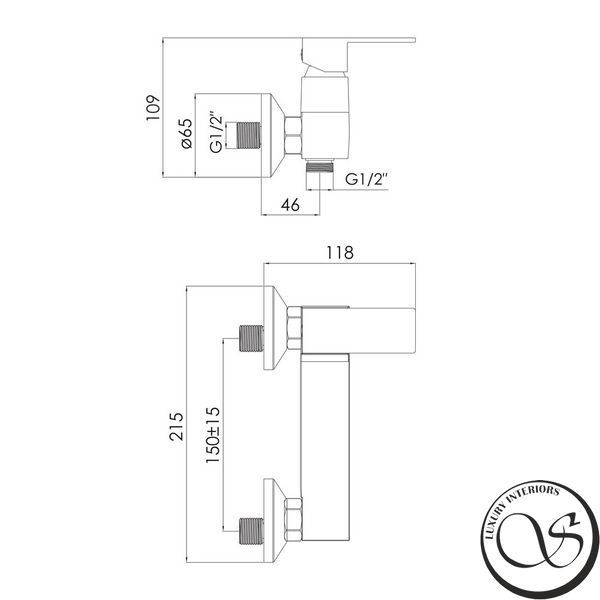 Смеситель для душа Imprese KARLOV f03307601AA хром f03307601AA фото