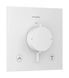 Termostat &icirc;ncastrat Hansgrohe Ecostat Comfort E cu 2 funcții 33711700 alb mat 33711700 foto 1