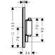 Termostat &icirc;ncastrat Hansgrohe Ecostat Comfort E cu 2 funcții 33711700 alb mat 33711700 foto 2