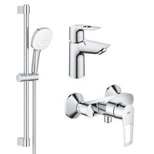 Комплект смесителей для ванной комнаты Grohe BauLoop New, хром (UA123220S1) UA123220S1 фото