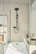 Sistem de duș Grohe Tempesta System 250 Flex cu deviator de perete, negru mat (269802431) 269802431 foto 7