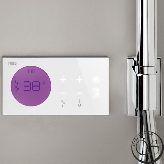 Шланговое подсоединение с держателем TRES Showers 20718201 хром глянцевый 20718201 фото
