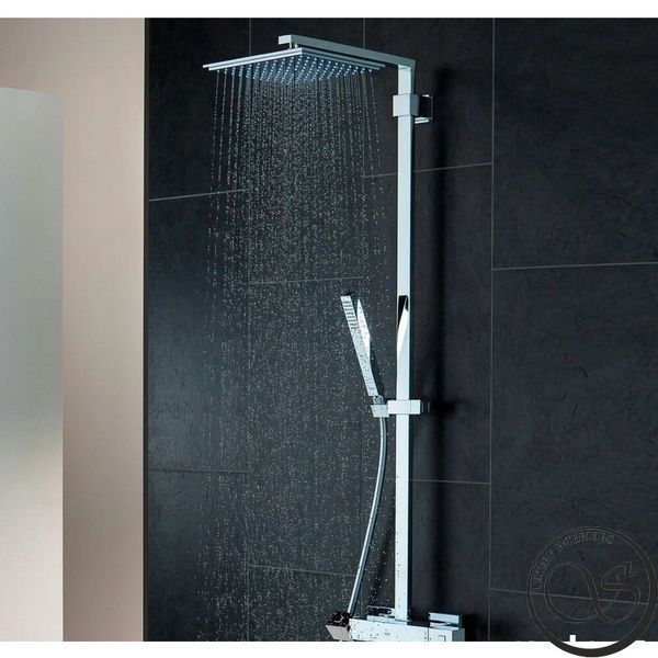 Sistem de dus cu termostat pentru montare pe perete GROHE 26187000 foto