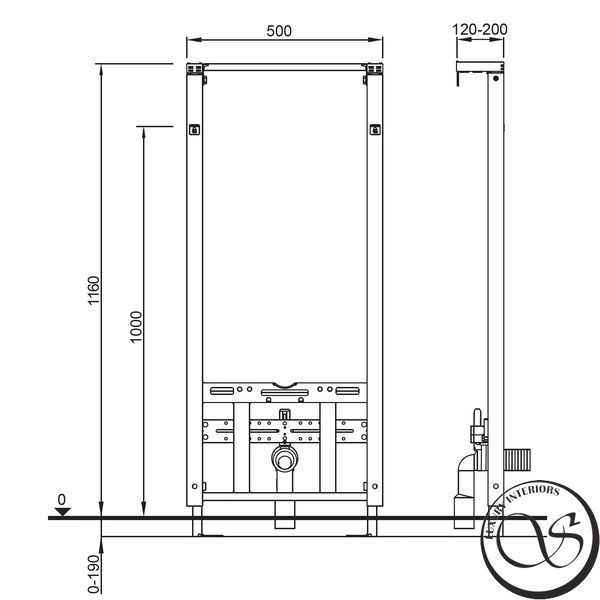 Инсталляция для биде LIV Fix BD 7030452911 7030452911 фото