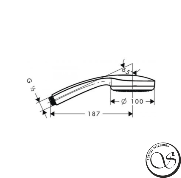 Ручной душ HANSGROHE 28535000 CROMA 100 Vario 28535000 фото